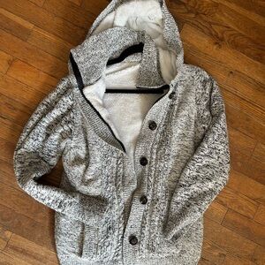 Cozy Sherpa lined Hooded zip up